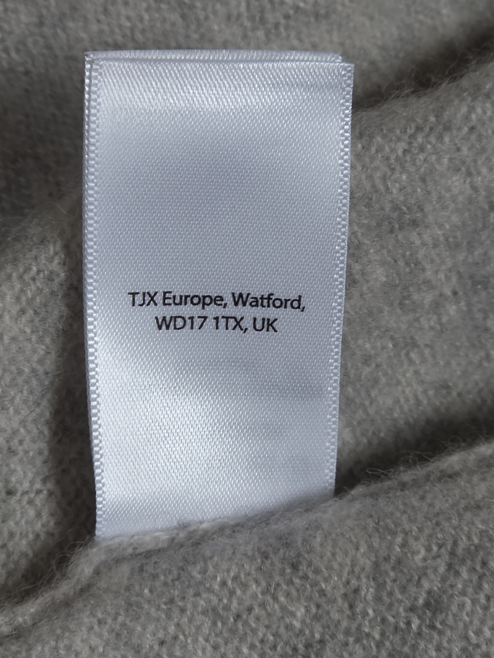 Adrienne Vittadini 2 Ply Cashmere Crewneck Sweater Womens M Oat Grey Soft Cozy - Picture 12 of 12